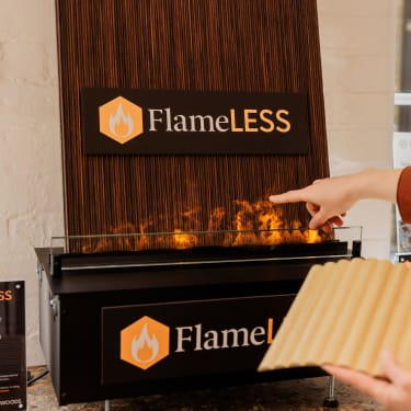 Fire-rated FlameLESS Elegante veneers
